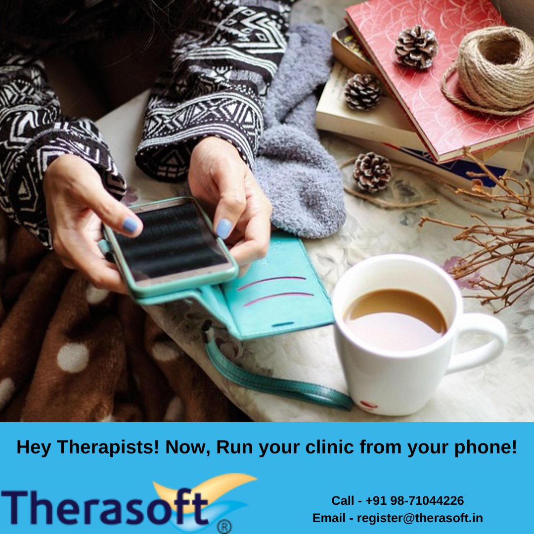 HelpdeskTherapy's tweet photo. Hey Therapists! Now, Run your clinic from your phone!
Therasoft is fully optimized for mobile, allowing you to manage all your clinics and therapists remotely.
Schedule a free demo now! Click here to register https://t.co/LDA4xXFqHP 
#MobilePractice #MultipleClinics #Therasoft https://t.co/xJiw11Ueou
