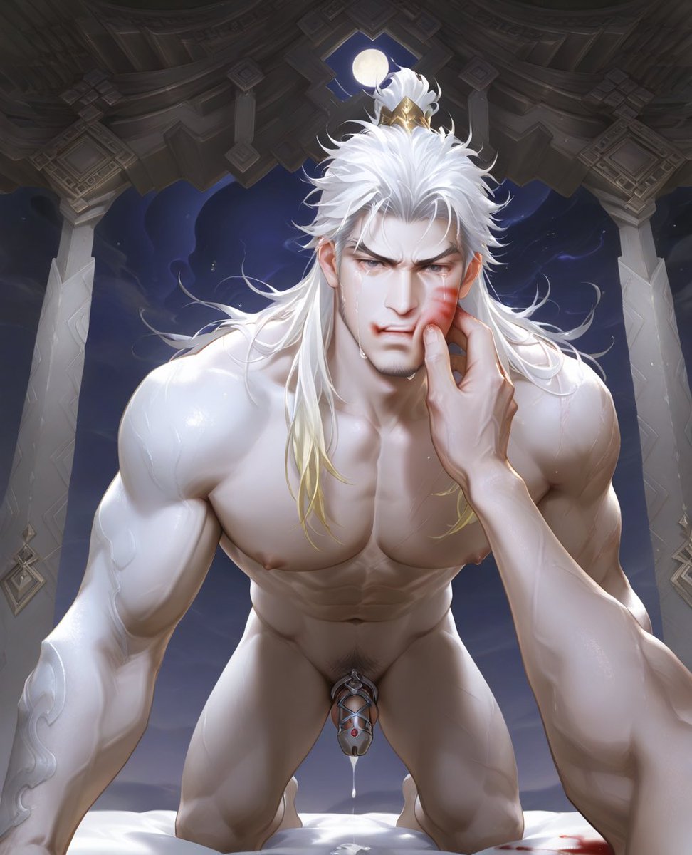 SalarTaylor's tweet photo. #AOV #AIart #BL #yaoi #bl #王者荣耀 #王者荣耀去衣图 #司空震 这种司空震的下场🙄 https://t.co/3j4nb3I0Ei