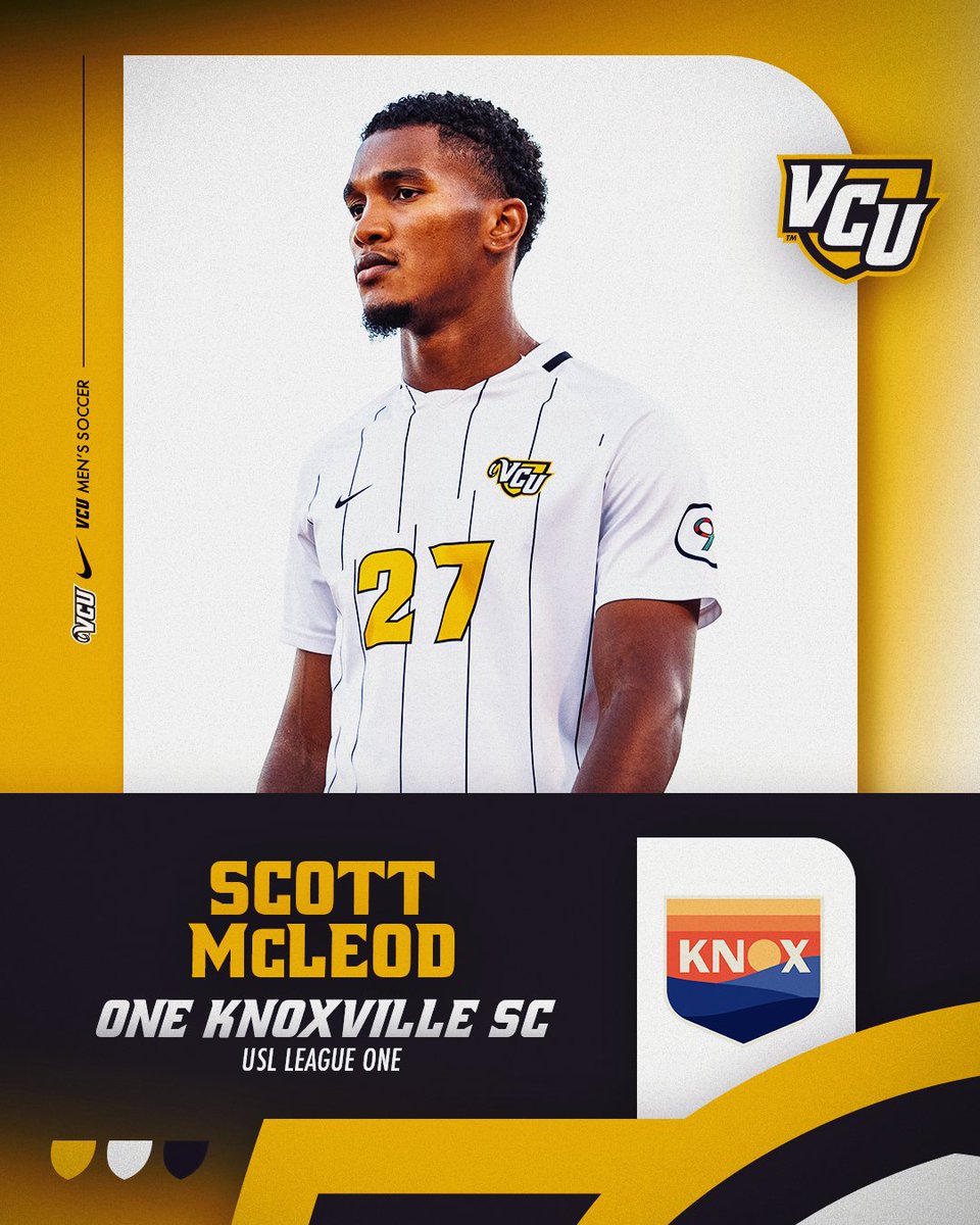 VCU Men's Soccer (@vcumenssoccer) on Twitter photo Scott McLeod is headed to Knoxville!✍️
VCU ➡️ <a href="/OneKnoxSC/">One Knoxville Sporting Club</a>
#LetsGoVCU | bit.ly/4grCPJ6 Scott McLeod is headed to Knoxville!✍️
VCU ➡️ <a href="/OneKnoxSC/">One Knoxville Sporting Club</a>
#LetsGoVCU | bit.ly/4grCPJ6