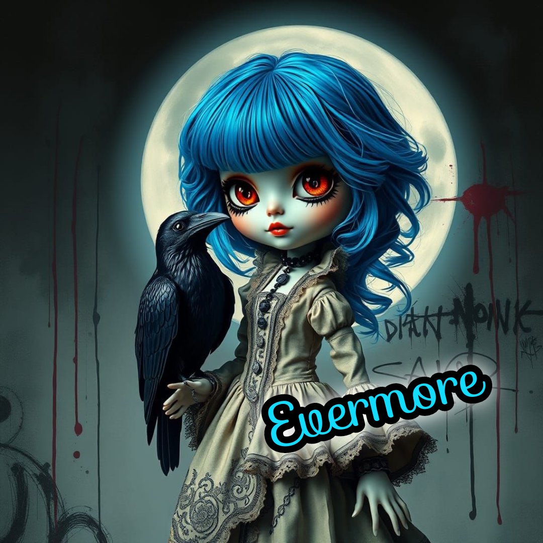 ★ EVERMORE ★ hashtag time. Are you searching? What will you find? #dolls #spooky #creepy #puzzles #riddle #prizes #darkart #AIArtCommuity #ai #aiartist #artmoots #doullhouse #TheAIDollhouse #creepypasta #scary #cute #madness #writing #poetry #cyphers #Cryptic #game #Dolly #Doll