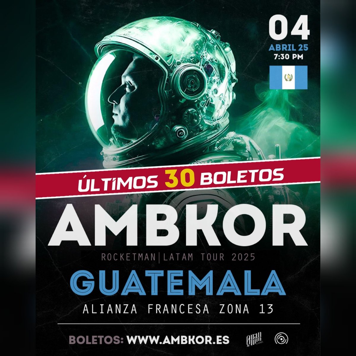 Familia de COLOMBIA 🇨🇴 y GUATEMALA 🇬🇹 !! El próximo 29 de marzo y 4 de abril de 2025 nos vemos en BOGOTÁ (ÚLTIMOS 170 BOLETOS!!)  y CDAD. GUATEMALA (ÚLTIMOS 30 BOLETOS!!) 🎤 🔥No te lo puedes perder!! Prometo la noche más mágica del año!!! 🐺 💫Tickets: ambkor.es 🎟️