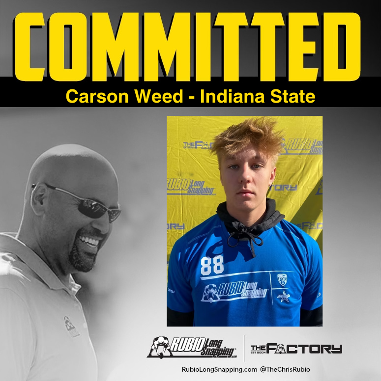 SHOWTIME!!!

Rubio Long Snapper Carson Weed (IN, 2025) has committed to....

rubiolongsnapping.com/player-ranking…

#RubioFamily | #ToeTheLine