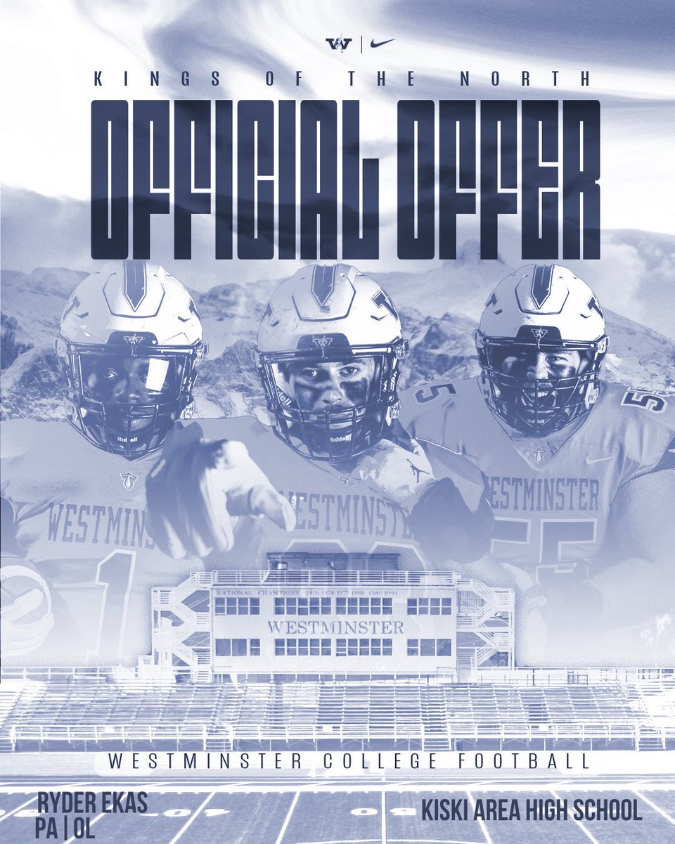 Ryder Ekas (@ryderekas) on Twitter photo Very excited to announce I’ve received another offer to continue athletic and academic career <a href="/WCtitansFB/">Westminster Football</a> Very excited to announce I’ve received another offer to continue athletic and academic career <a href="/WCtitansFB/">Westminster Football</a>