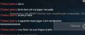 ziscoty's tweet photo. Se liga nesse paulista frustrado com o nordeste no #VALORANT se liga ai @RiotGamesBrasil @VALORANTBrasil @VALORANT alem de smurf HORRIVEL tava tiltando KKKKKKKKKKKKKKKK a thread https://t.co/iQSygL59A0