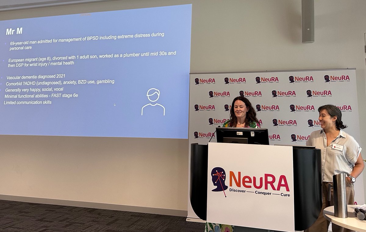 Paige Duddy (@paigeduddy) on Twitter photo "We've seen a huge improvement in his ADL care"; Dr Monica Cations and Lorraine Ng present their case study on intensive exposure therapy for a person with severe dementia, traumatic stress and neuropsychiatric symptoms
<a href="/Flinders/">Flinders University</a> #ANSS <a href="/NeuroPsychPIA/">Neuropsychiatric Syndromes PIA</a> <a href="/DesignDataPIA/">Design and Data Analytics PIA</a> <a href="/MoyraMortby/">Dr Moyra Mortby</a> "We've seen a huge improvement in his ADL care"; Dr Monica Cations and Lorraine Ng present their case study on intensive exposure therapy for a person with severe dementia, traumatic stress and neuropsychiatric symptoms
<a href="/Flinders/">Flinders University</a> #ANSS <a href="/NeuroPsychPIA/">Neuropsychiatric Syndromes PIA</a> <a href="/DesignDataPIA/">Design and Data Analytics PIA</a> <a href="/MoyraMortby/">Dr Moyra Mortby</a>
