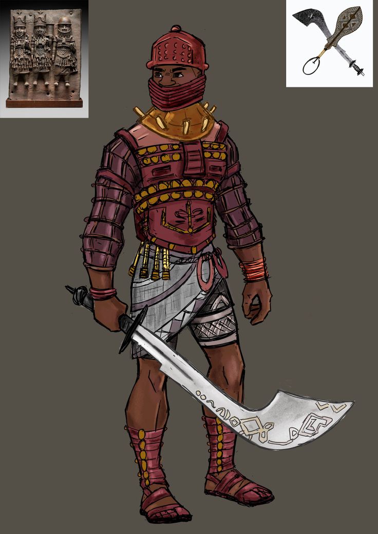 Weapons used in the Benin Empire.

A Thread.