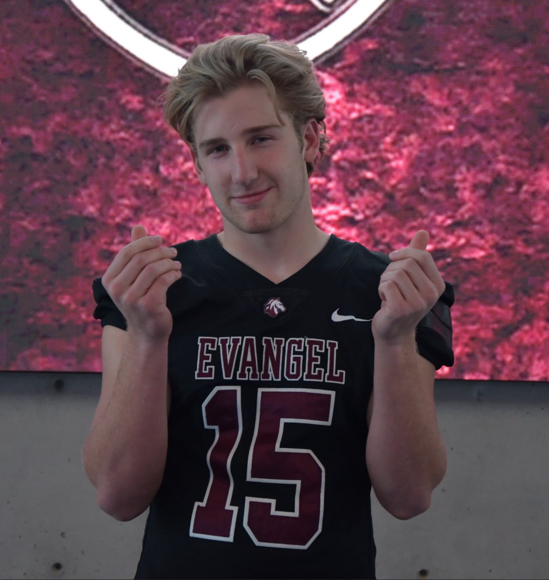 Elijah Dollar (@elijahdollar15) on Twitter photo Excited to announce my commitment to <a href="/Evangel_FB/">Evangel Football</a>
<a href="/CoachHepola/">Chuck Hepola</a>
<a href="/CoachJDeSoto/">Jeremy DeSoto</a>
<a href="/Coachjscog/">Justin Scogin</a>
<a href="/z_pourciau/">Zachary Pourciau</a>
<a href="/imCoachWilliams/">TAY</a>
<a href="/oTRUEBLUEo/">Coach Wade</a>
<a href="/Kreyenbuhl11/">Logan Kreyenbuhl</a>
<a href="/318Sports/">318 Sports</a>
<a href="/LSL_Sportsline/">Louisiana Sportsline</a>
<a href="/ahsvikes/">Airline Vikings Football</a> Excited to announce my commitment to <a href="/Evangel_FB/">Evangel Football</a>
<a href="/CoachHepola/">Chuck Hepola</a>
<a href="/CoachJDeSoto/">Jeremy DeSoto</a>
<a href="/Coachjscog/">Justin Scogin</a>
<a href="/z_pourciau/">Zachary Pourciau</a>
<a href="/imCoachWilliams/">TAY</a>
<a href="/oTRUEBLUEo/">Coach Wade</a>
<a href="/Kreyenbuhl11/">Logan Kreyenbuhl</a>
<a href="/318Sports/">318 Sports</a>
<a href="/LSL_Sportsline/">Louisiana Sportsline</a>
<a href="/ahsvikes/">Airline Vikings Football</a>