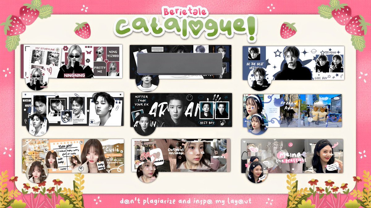 Retweet will be appreciated 😇

Hi! dalam rangka 2.2 aku adain promo layout by req di bawah ini jadi 5k ya (tidak termasuk layout yg aku tutup pake stiker) no max pembelian alias bisa beli berapa aja. yuk jajan! #zonauang