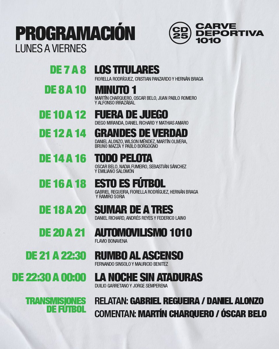 Carve Deportiva tweet media