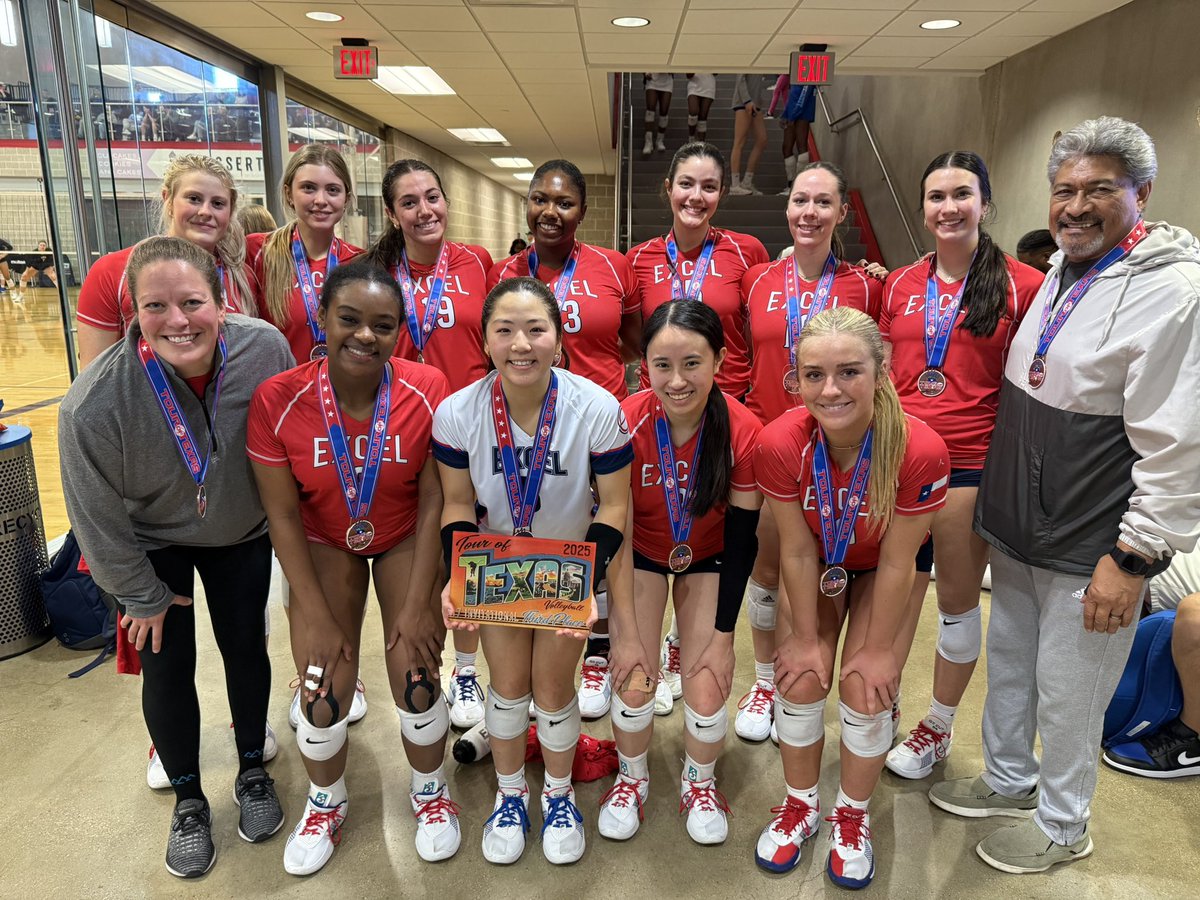 This <a href="/Excelrocks/">Excel VBC</a> 17Red team took down some giants on the way to 🥉 place finish at Tour of Texas - Austin!! 
Coaches, come get 👀 on us at Triple Crown!!
<a href="/laura_fossier/">Laura Fossier</a>