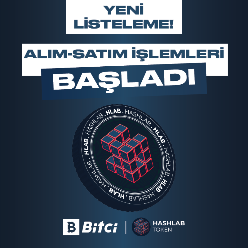 safebitcom's tweet photo. HashLab (HLAB) alım-satım işlemleri Bitci TRY Market'te başladı! 🧪
Hemen işlemlerinize başlamak için tıklayın! ⤵️
#HashLab $HLAB