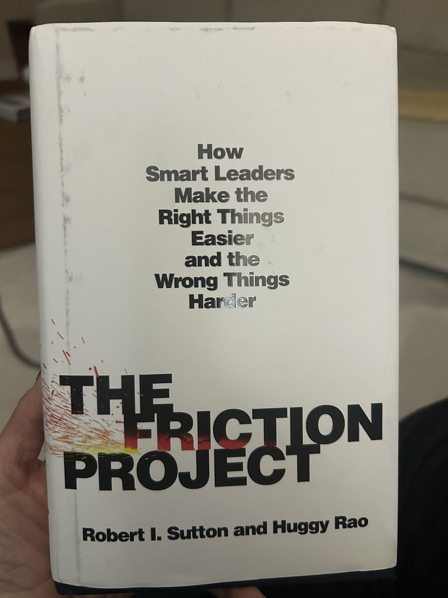 The Friction Project 

Friction is a paradox. It can be horrible when introduced unnecessarily, wasting your time. Friction can also slow a train wreck from happening when things are moving too fast.

My favorite take-ways:

1.Find the friction fixers who are trustees to protect