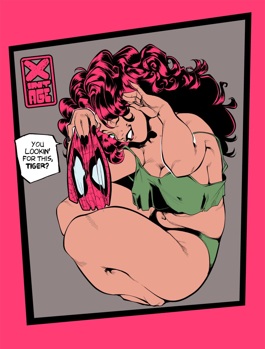 X1NTAGE's tweet photo. 90s Mary jane Watson #spiderMan #marvel https://t.co/9H9aTCa27A