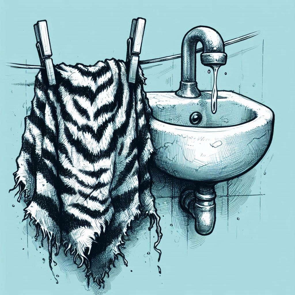 BasierteKunst's tweet photo. Vom Bettvorleger zum Lappen

Der Lappen wurde soeben weggehangen und seiner letzten Bestimmung zugeführt: Den Dreck wegputzen. 😉

#basiertekunst #dreckmussweg #tigermove #tiger #lappen #dreck #machsauber 

KI-Grafik und Videos: Basierte Kunst

Telegram: https://t.co/tuZN0JI7Oe https://t.co/op1IcfFq9v