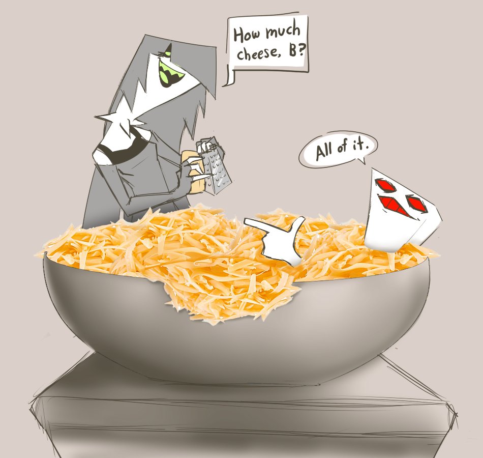 Morbid_Mist's tweet photo. Was talking with YOURLOCALBREADMAN about cheese, had a thought
#purgaliminal #yourlocalbreadman #breadman #fanart https://t.co/4zdRYr2uGS