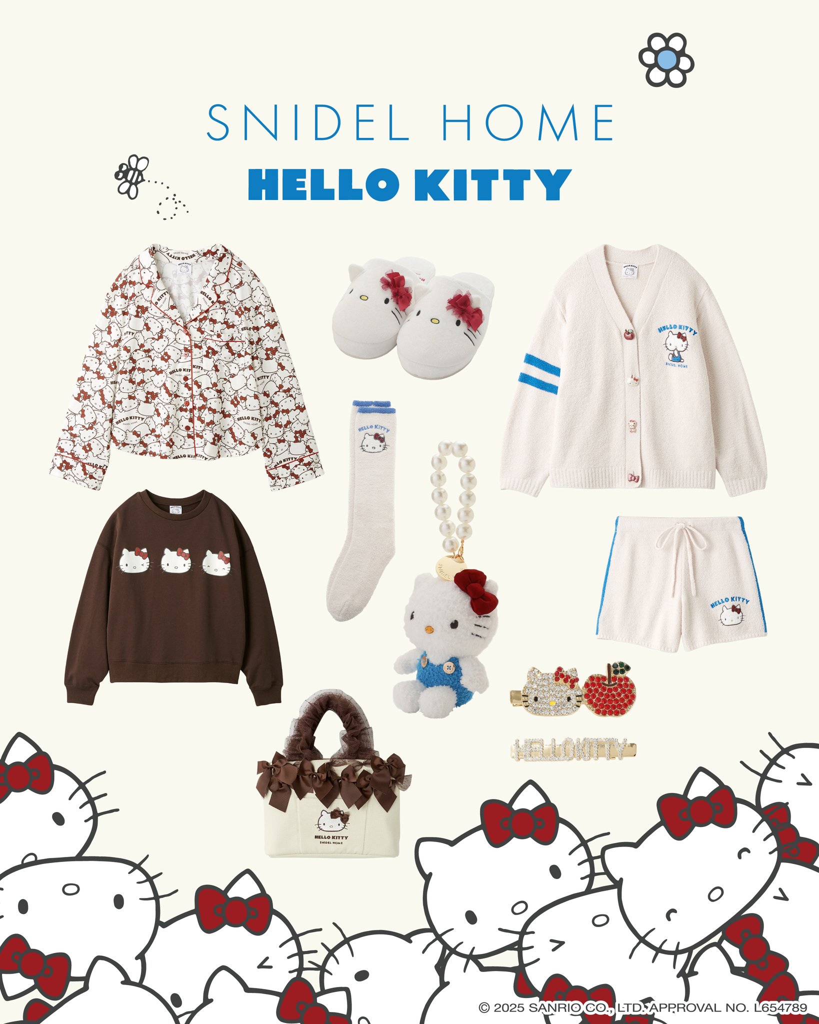 snidel home キティ SNIDEL HOMEとハローキティが初のコラボレーション♡｜サンリオ