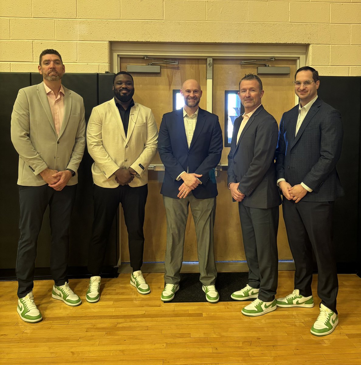 Proud to support <a href="/NABC1927/">NABC</a> and <a href="/CoachesvsCancer/">Coaches vs. Cancer</a> suits and sneakers week to promote cancer awareness. Let’s all continue to do our part to find a cure!