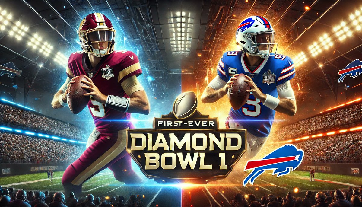 kaloshilo's tweet photo. @nflcommish NFL’s Diamond Bowl 1: Bills vs. Commanders – Should the NFL Add a 3rd Place Game? @nflcommish @JoshAllenQB @BuffaloBills @BuffaloBillsPR @Commanders #NFL #NFLextra #ESPN #SuperBowlLIX #superbowl #chiefs #Eagles
https://t.co/JTv6zJ3Lh7 https://t.co/G3hzxjKGEZ