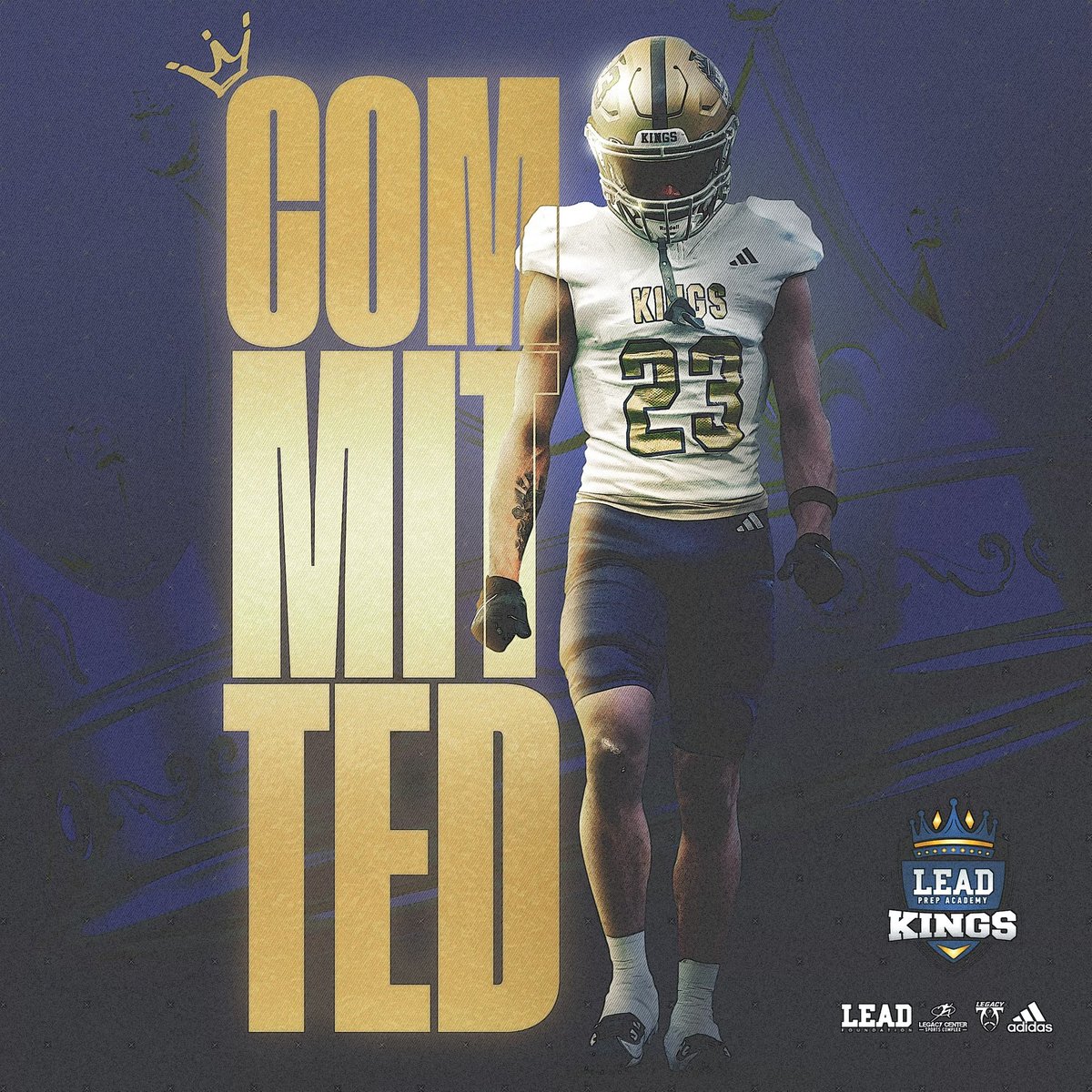 Ryan Jedrusik (@rjedrusik16) on Twitter photo Blessed to announce my commitment to LEAD prep academy. I will officially be reclassifying into the class of 2026. Go kings!
<a href="/LegacyLouAdams/">Louis Adams</a>
<a href="/LEADPrepAcad/">LEAD Prep Academy Kings</a>
<a href="/FigurskiAD/">Eric Figurski</a>
<a href="/CoachG_LEADPrep/">CoachG_LEADPrepAcademy</a>
<a href="/DenardX/">Denard Robinson</a>
<a href="/godogs_football/">Brighton Football</a> Blessed to announce my commitment to LEAD prep academy. I will officially be reclassifying into the class of 2026. Go kings!
<a href="/LegacyLouAdams/">Louis Adams</a>
<a href="/LEADPrepAcad/">LEAD Prep Academy Kings</a>
<a href="/FigurskiAD/">Eric Figurski</a>
<a href="/CoachG_LEADPrep/">CoachG_LEADPrepAcademy</a>
<a href="/DenardX/">Denard Robinson</a>
<a href="/godogs_football/">Brighton Football</a>