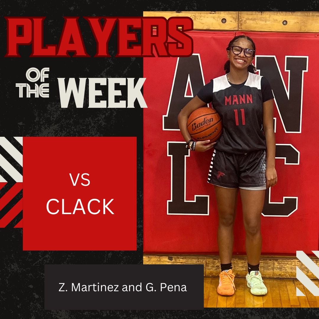 mann_girls's tweet photo. Congratulations to our Players of the week against Clack!
#WDBND
#recordchasing https://t.co/92H9znDcvu