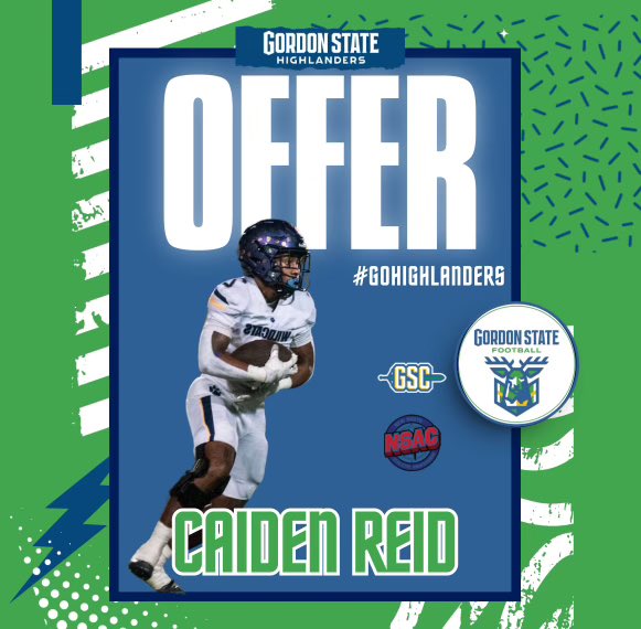 Caiden Reid (@caidenreid26) on Twitter photo Blessed to receive my 5th offer from Gordon state <a href="/QuisenberryOmar/">Omar ( Coach Quiz) Quisenberry</a> <a href="/CoachCMcLeod/">Coach McLeod</a> <a href="/coachgavin_gsc/">Coach Gavin</a> <a href="/Gscfootball1/">Gordon State College Football</a> thank you for the opportunity #AGTG Blessed to receive my 5th offer from Gordon state <a href="/QuisenberryOmar/">Omar ( Coach Quiz) Quisenberry</a> <a href="/CoachCMcLeod/">Coach McLeod</a> <a href="/coachgavin_gsc/">Coach Gavin</a> <a href="/Gscfootball1/">Gordon State College Football</a> thank you for the opportunity #AGTG