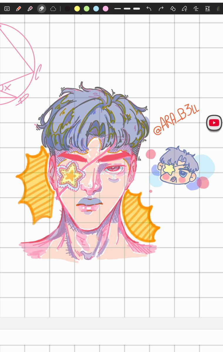 ARAB3LL_'s tweet photo. Un doddle porq no tengo ganas de dibujar 😔

#doddle #digitalart #art https://t.co/vxfD9S1Lrk