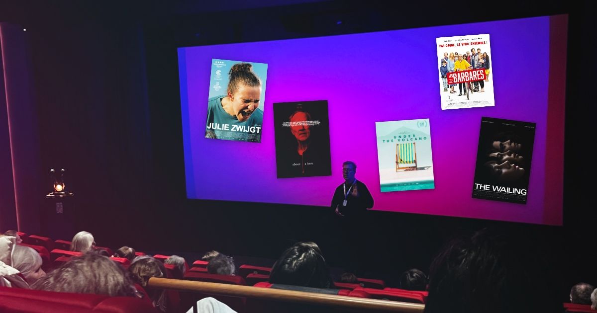 LastFilmkritik's tweet photo. An den Tagen 6 & 7 @ #GöteborgFilmFestival 2025 sahen Brobert & Daniel die echte #JulieDelpy, ihren #Film #TheBarbarians, einen Fake-#WernerHerzog in der #AI - generierten #Doku #AboutAHero sowie #TheWailing und #UnderTheVolcano. https://t.co/sqBr0yGODO #DieLetzteFilmkritik #Film https://t.co/4cMB4VbI09