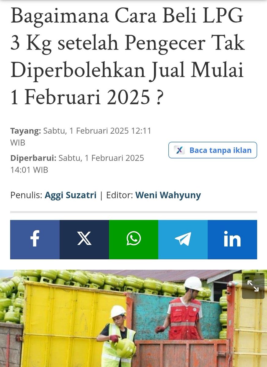 Kebijakan terbaru mentri titipan Mulyono. 
Rakyat kecil mau masak aja pake antri panjang.
Kebijakan pro rakyat itu seperti selogan tempo dulu... 
Kalau bisa dipersulit, kenapa dipermudah? 
Kebijakan menuju Indonesia Cemas!