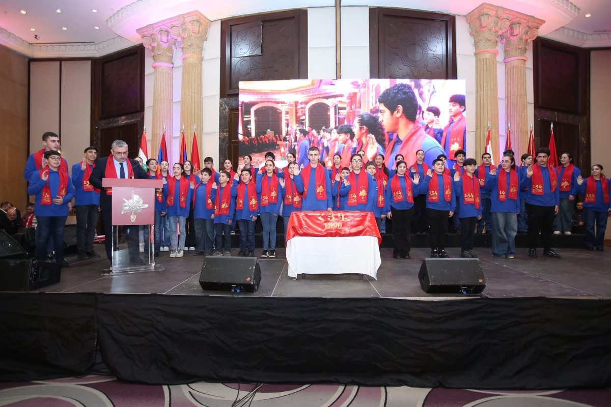 ARFLebanon's tweet photo. Հայ Յեղափոխական Դաշնակցութեան 134 Ամեակի Տօնակատարութիւն https://t.co/xgJyafphcy