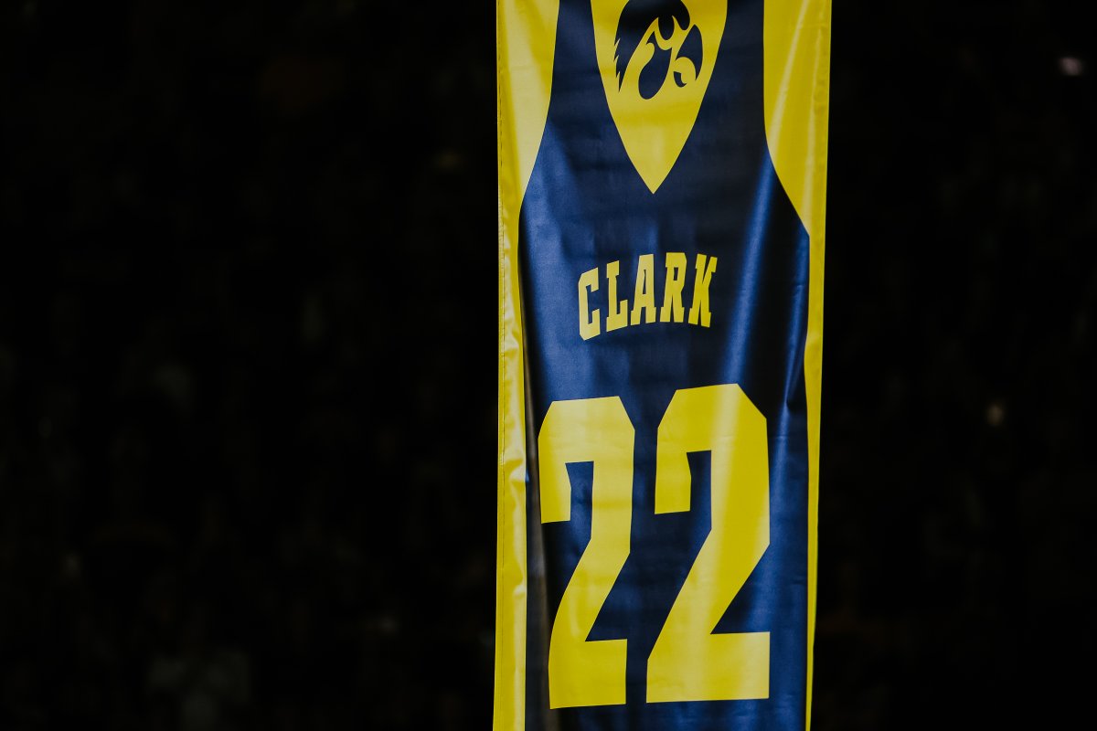 To the rafters. 

<a href="/CaitlinClark22/">Caitlin Clark</a> x #Hawkeyes