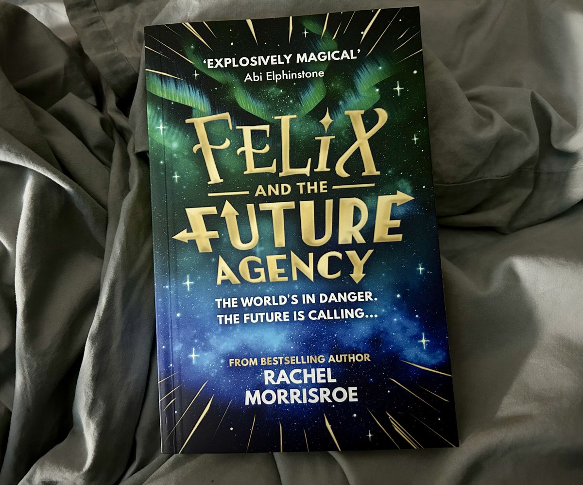 After hearing #RachelMorrisroe talk about this at the <a href="/simonkids_UK/">Simon & Schuster Children's Books</a> brunch yesterday, there was no doubt as to what my next read should be… #FelixAndTheFutureAgency ✨