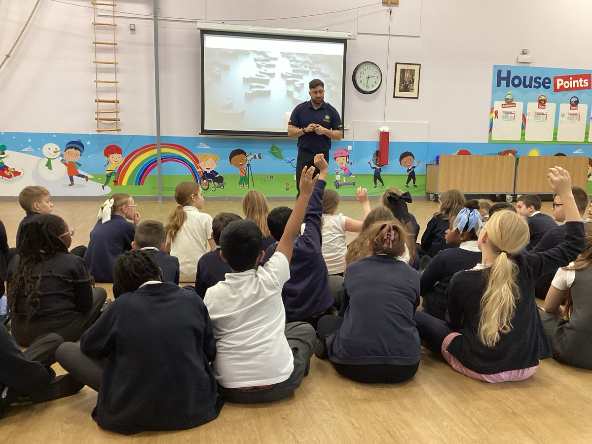 A huge thank you to Kieren from <a href="/HumbersideFire/">Humberside Fire & Rescue</a>  for teaching our Year 5s how to stay safe in our homes.
The children and staff thoroughly enjoyed listening and learning.