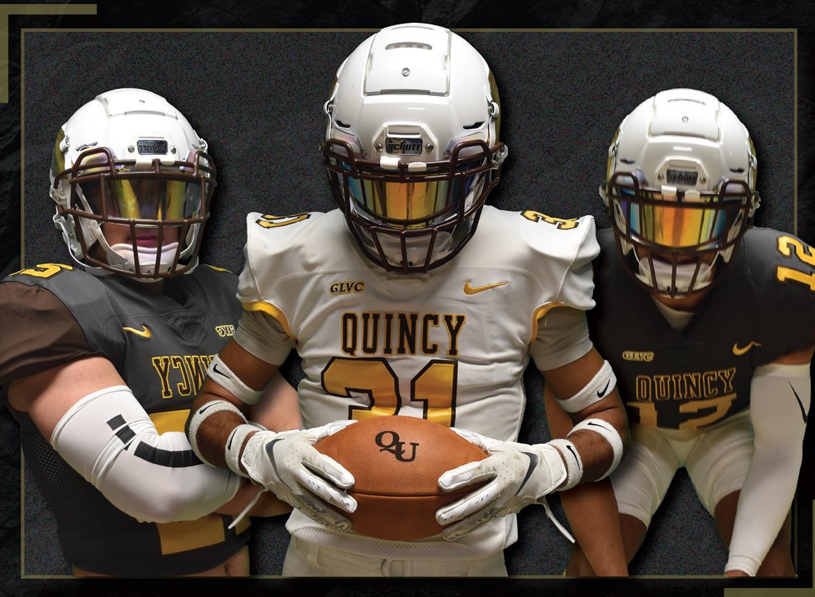Samuel Mancilla (@sammancilla06) on Twitter photo Excited to announce my commitment to Quincy University!🟡🟤 Go Hawks!🦅
<a href="/BartlettFootba1/">Bartlett Football</a> <a href="/linecoach78/">Coach Tom Hubbard</a> <a href="/_CoachVuk/">Coach Vuk</a> <a href="/jnicoll5/">Jeffrey Nicoll</a> <a href="/TheCoach_Buddha/">Aaron Lawrence</a> <a href="/EDGYTIM/">Timothy “EDGYTIM” OHalloran</a> <a href="/PrepRedzoneIL/">Prep Redzone Illinois</a> <a href="/BartlettHawksAD/">Jeff Bral</a> <a href="/DeepDishFB/">DEEP DISH FOOTBALL</a> <a href="/QUHawksFootball/">Quincy University Football</a> Excited to announce my commitment to Quincy University!🟡🟤 Go Hawks!🦅
<a href="/BartlettFootba1/">Bartlett Football</a> <a href="/linecoach78/">Coach Tom Hubbard</a> <a href="/_CoachVuk/">Coach Vuk</a> <a href="/jnicoll5/">Jeffrey Nicoll</a> <a href="/TheCoach_Buddha/">Aaron Lawrence</a> <a href="/EDGYTIM/">Timothy “EDGYTIM” OHalloran</a> <a href="/PrepRedzoneIL/">Prep Redzone Illinois</a> <a href="/BartlettHawksAD/">Jeff Bral</a> <a href="/DeepDishFB/">DEEP DISH FOOTBALL</a> <a href="/QUHawksFootball/">Quincy University Football</a>