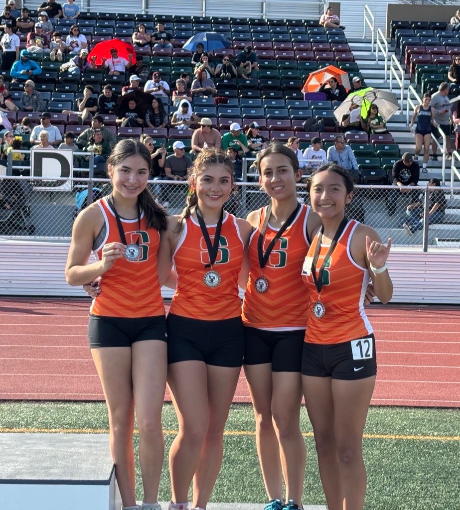 HCISD_Athletics's tweet photo. Congratulations to both the Harlingen South Varsity Girls Distance  Medley Relay and Varsity Boys 4x800m Relay teams for both placing third  and making the podium in a competitive field of teams! https://t.co/VKwbzxyy91