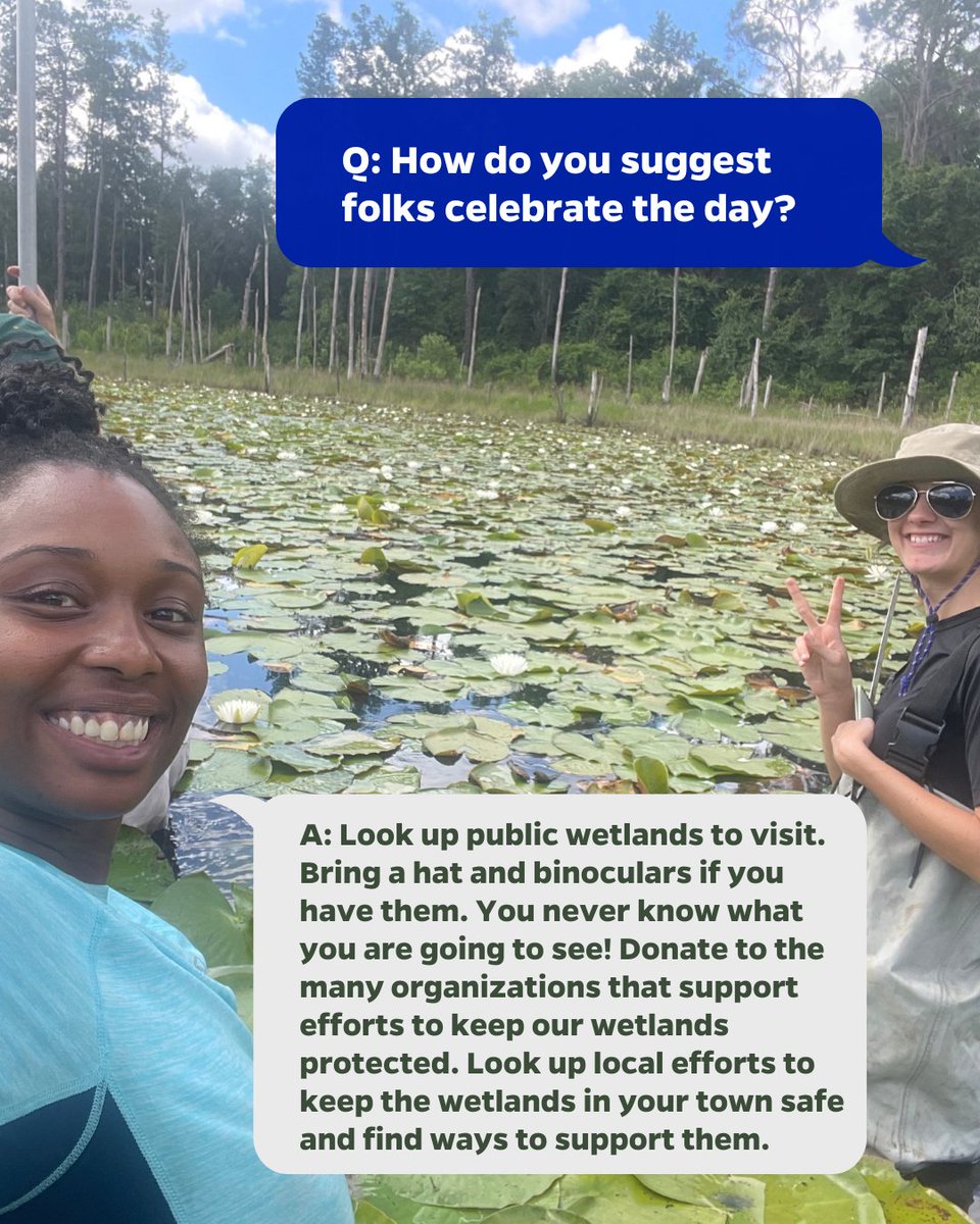Happy #WorldWetlandsDay! Today, <a href="/itsAJRenee/">AJ The Wetland Bae</a> shares why wetlands are important to her, some of her favorite memories in these ecosystems, and how you can join in celebrating wetlands today.