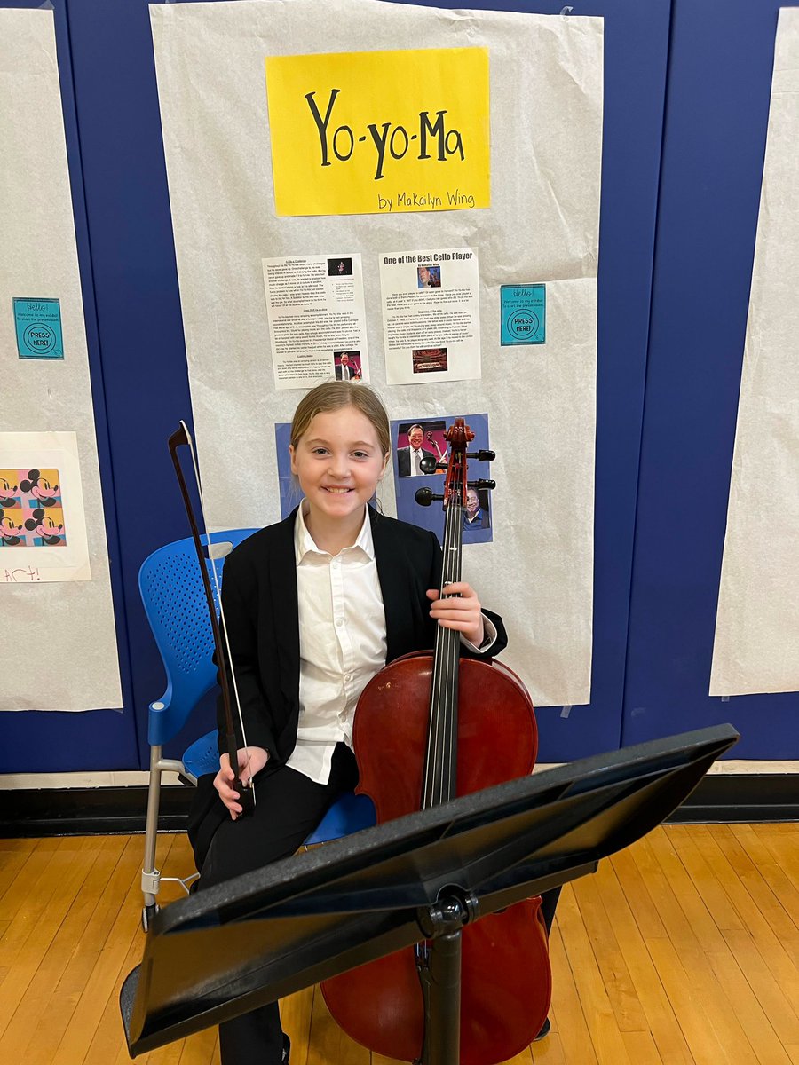 Live Wax Museum. Grade 5 students brought historical figures to life through research and brief presentations.