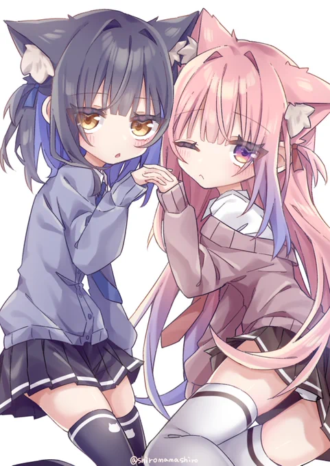 双子ちゃん #えゆゆ絵 #オリジナル 