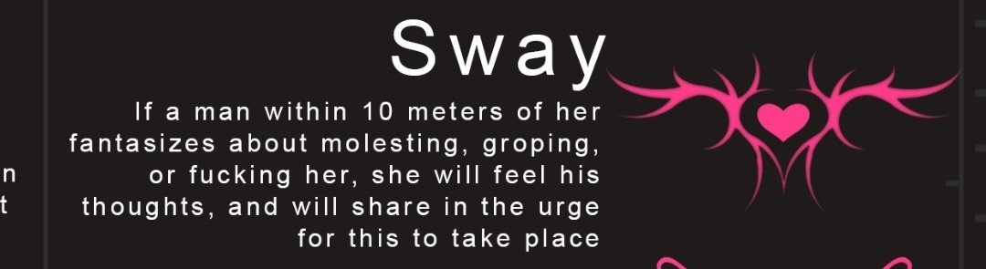 💧𝐖𝐨𝐦𝐛 𝐂𝐫𝐞𝐬𝐭 𝐒𝐭𝐚𝐭𝐮𝐬💧

LVL 1: Sway 
LVL 2: ??? 
LVL 3: ??? 
LVL 4: ???

BAD END: ???

For every creampie Mona receives, the level of the crest will increase.

Creampie total: 0/5

⚠️From now on, everyone can use the effects of these crests on her, in TL or DM⚠️