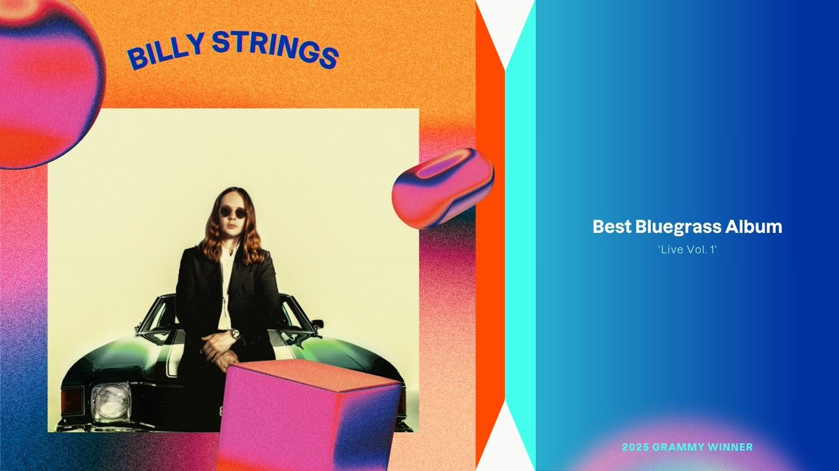 Congrats <a href="/BillyStrings/">Billy Strings</a> on your Best Bluegrass Album #GRAMMYs win 🏆