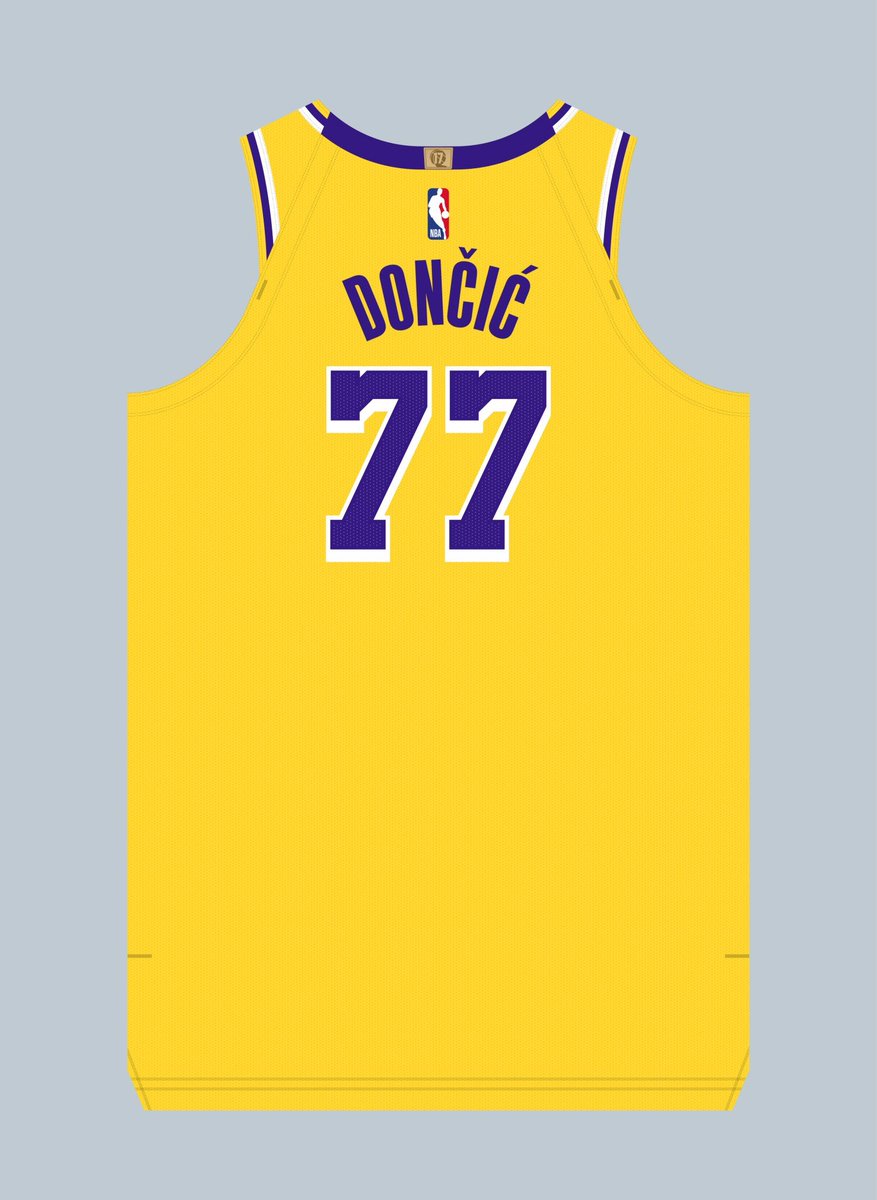 JBookie22's tweet photo. Since I’m a Lakers fan I want to celebrate 

Once the stores drop it, I’ll buy one lucky person a Lakers Luka Doncic jersey! 💜💛

All you have to do to enter is…

-Retweet this post
-❤️ this post
-Follow @JBookie22 and @TrophiesDiscord 

Winner will be picked tomorrow!

#LakersNation #Lakers #LukaDoncic