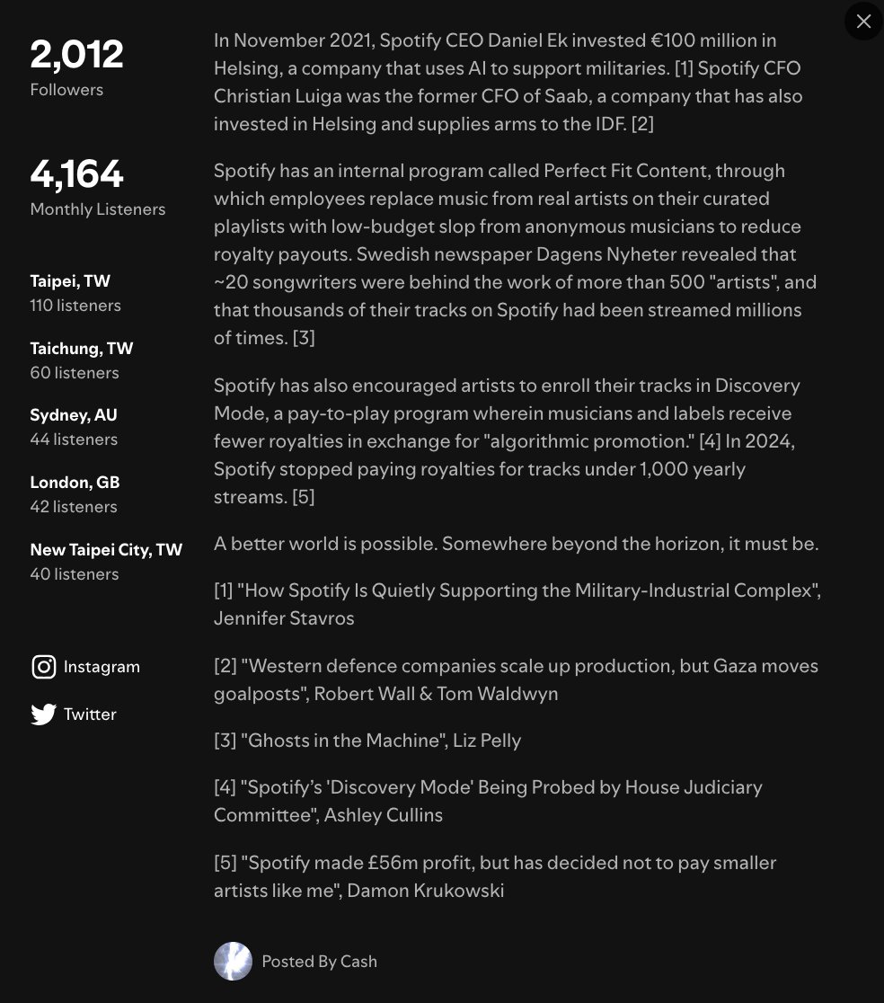 yall fw my spotify bio