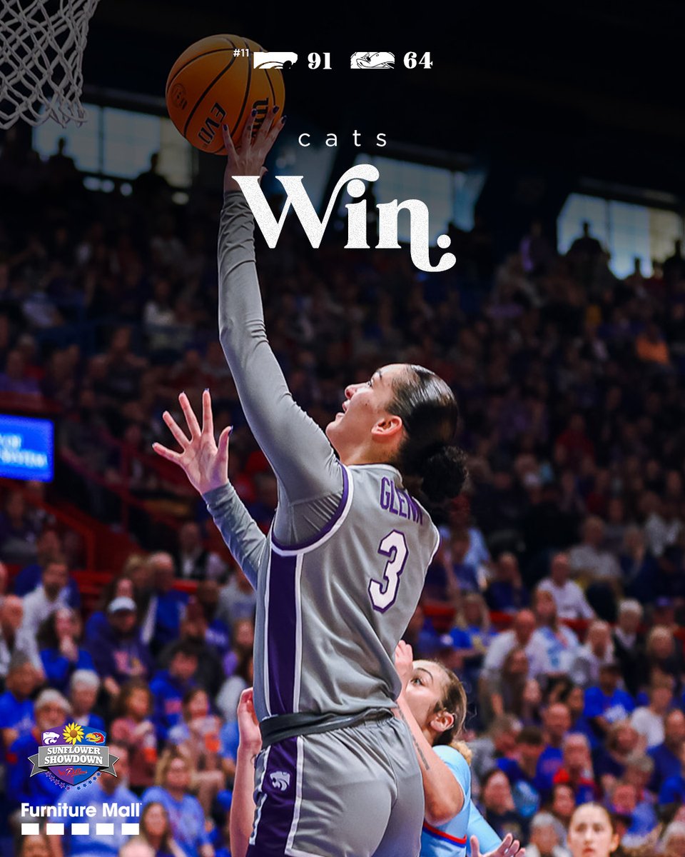 KStateWBB's tweet photo. CATS WIN!!! https://t.co/3YzurnTWRE