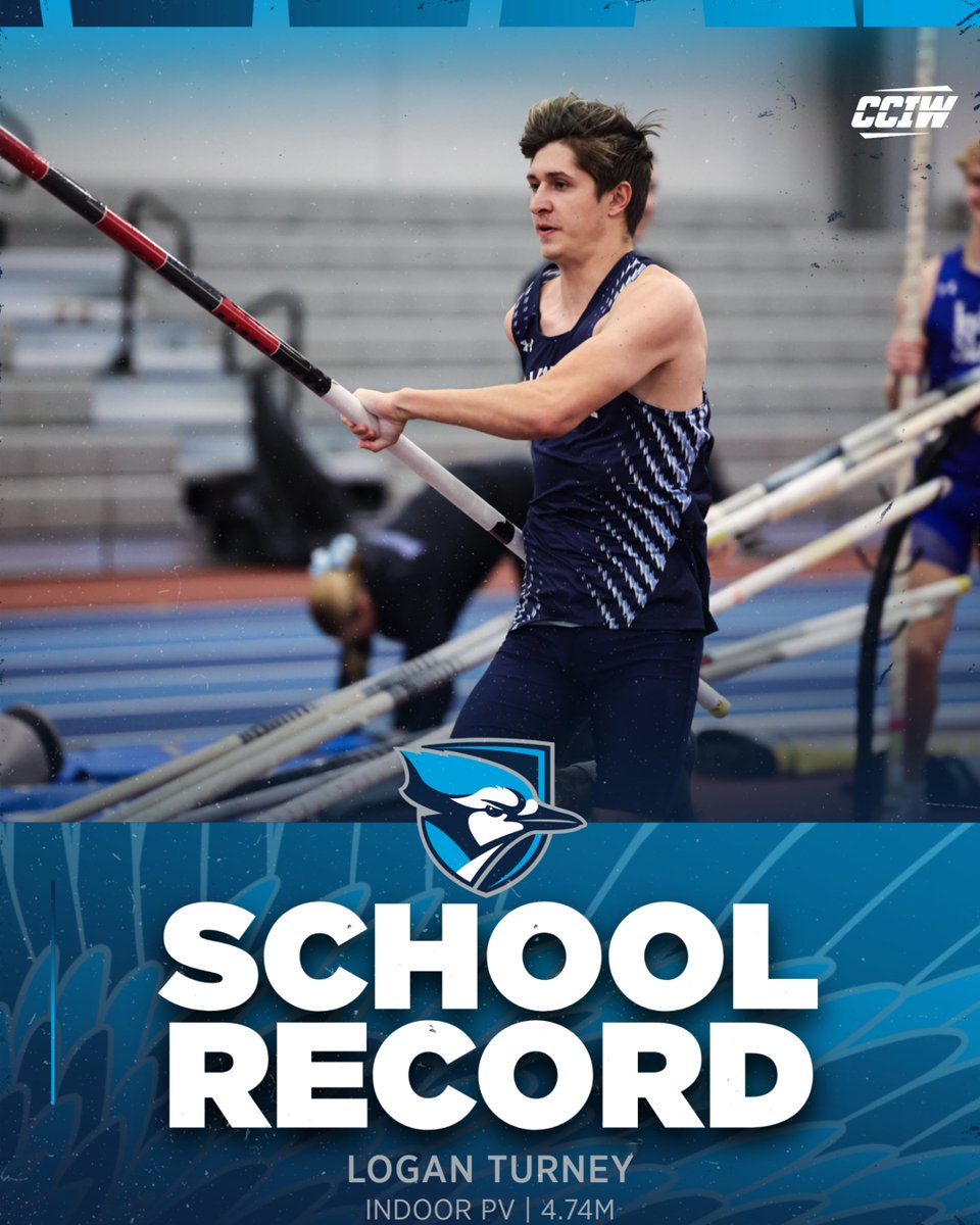 ElmhurstBluejay's tweet photo. Setting a new standard1⃣ 

Three school records dropped this past weekend at the UWW Squig Converse! #FlyJaysFly https://t.co/VTA1D8WBkg
