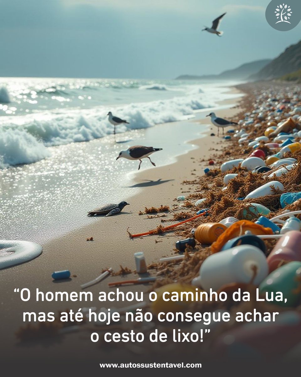"O homem achou o caminho da lua, mas até hoje não consegue achar o cesto de lixo!"

Precisamos urgentemente repensar nossos hábitos e agir pela preservação das nossas praias!

Cada ação conta, cada escolha faz diferença! Você já fez sua parte hoje?