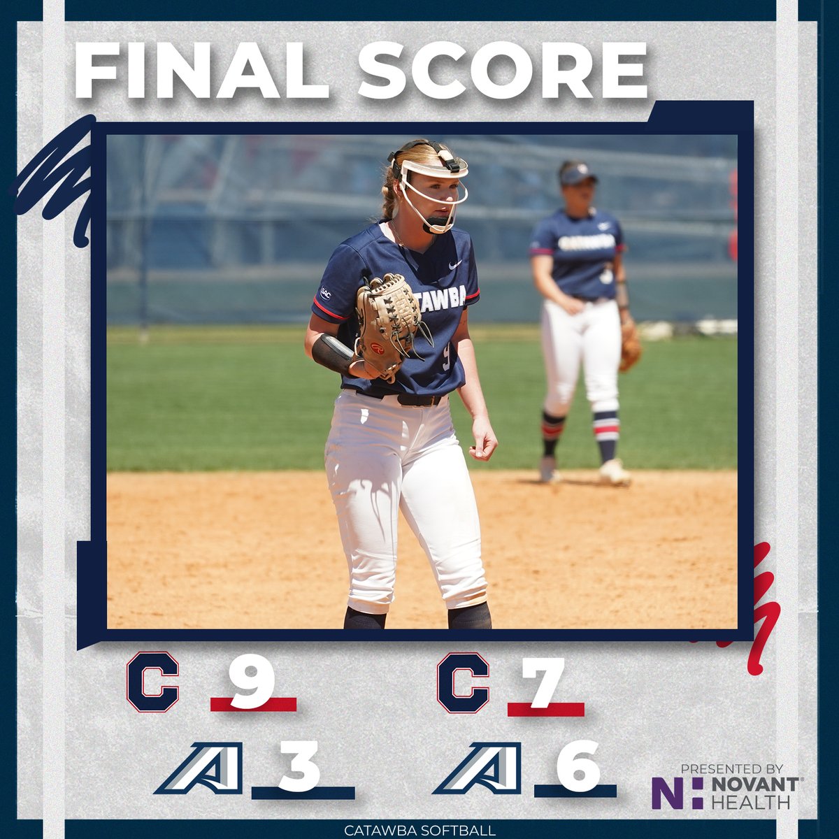 It's a Sunday Sweep for <a href="/CatawbaSoftball/">🥎Catawba Softball🥎</a> 🧹

#UpDown