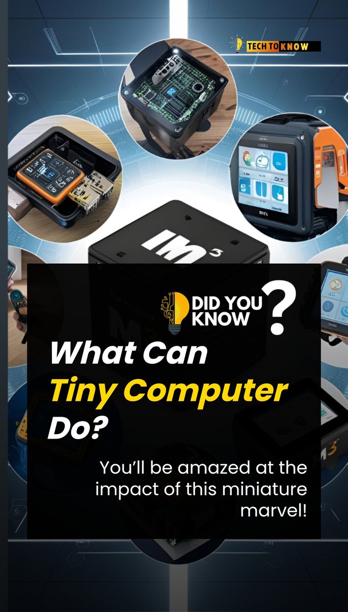 TechtoKnow25's tweet image. DID YOU KNOW? 
What Tiny Computer can do?

Find more info:
techtoknow.io/web-stories/ho…

#computer #technology #FutureTech #tech #Computertech #FutureIsNow