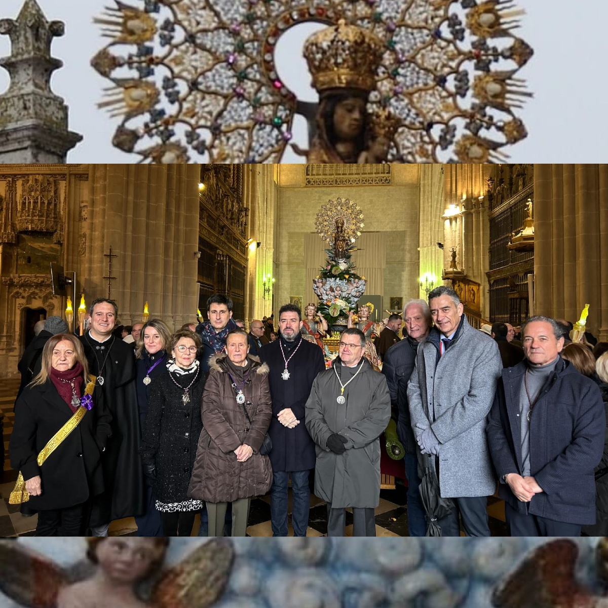 Aquí tienes a tu fiel #Palencia, de la Calle Virgen amorosa que por Reina te aclama gozosa, y te pide, Madre tu protección. #semanasantapalencia