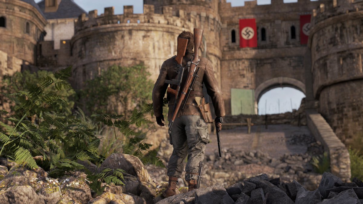 Rebellion's tweet photo. How have you all been enjoying your scenic and peaceful weekend in France? 🎯

Community sniper @Evo_pixel shared some epic screenshots from his missions in @SniperElite Resistance thus far 🖼️ 

Join &amp; share with our community on our Discord 👉 https://t.co/YqgVVYeB7K https://t.co/6lFKIw1egg