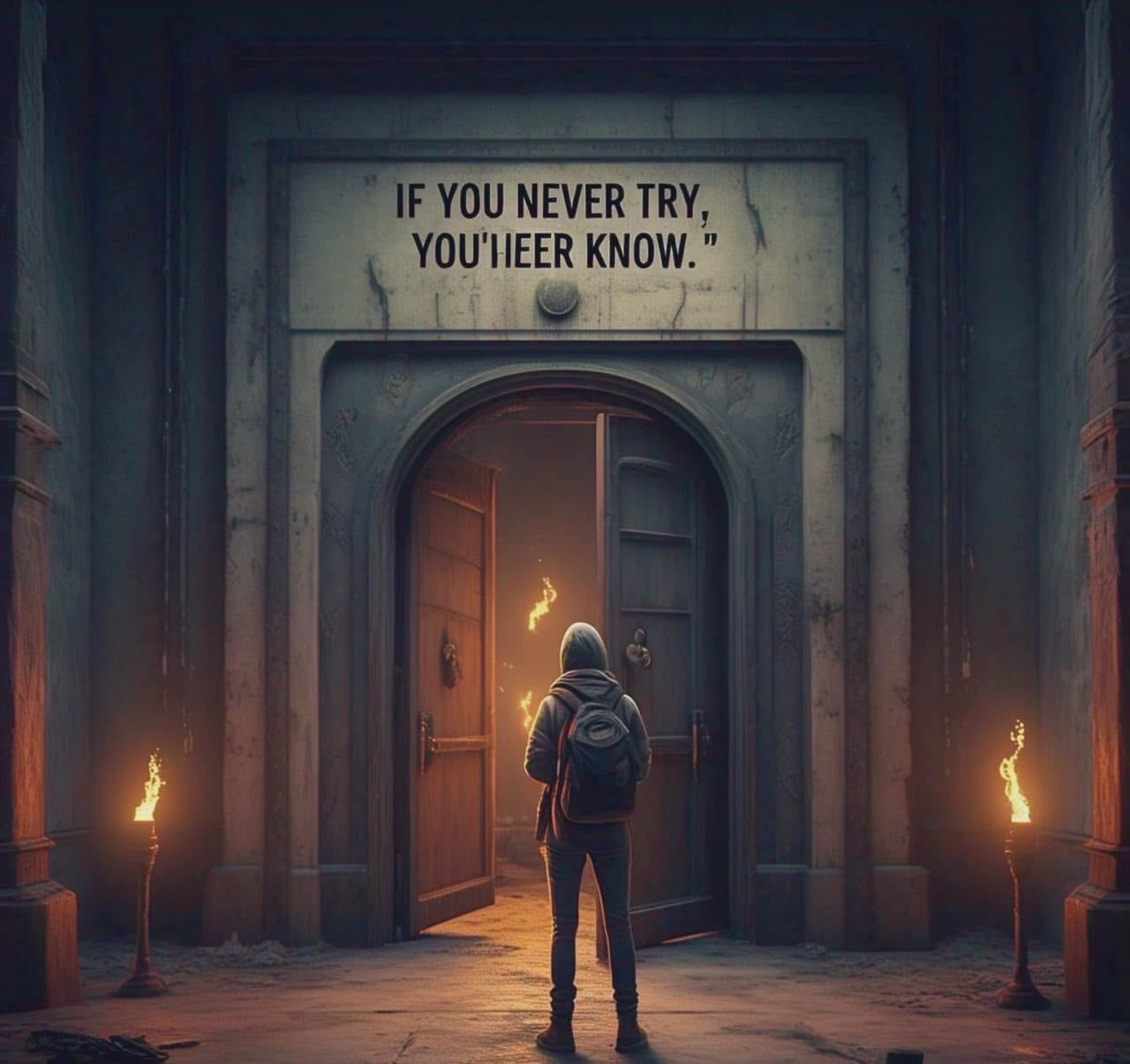 matty_pace's tweet photo. 👉🏽 If you never try, you’ll never know

🧠 If you don’t succeed, you still gain wisdom

✔️ Trying and knowing is better than settling and wishing

• Be the change you wish to see. Be great. 
#mattysmotivation https://t.co/cNgtmT4L3e