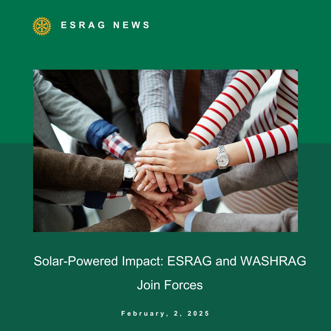 Together, we’re scaling impact—ensuring we are building resilient communities worldwide. 🌍

🔗 Read the full blog post to learn more about the partnership between ESRAG and WASHRAG! ow.ly/ozGM50US3e4

The articles were originally provided to WASHRAG to publish.